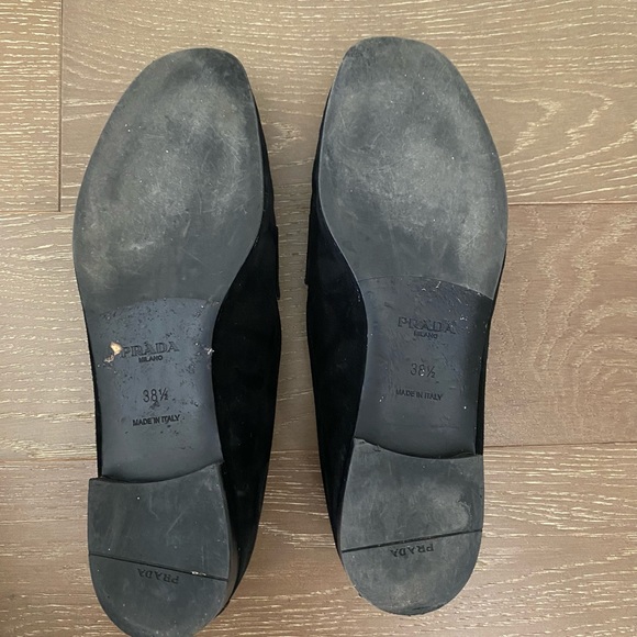 Prada Suede Leather Loafers - Picture 6 of 6